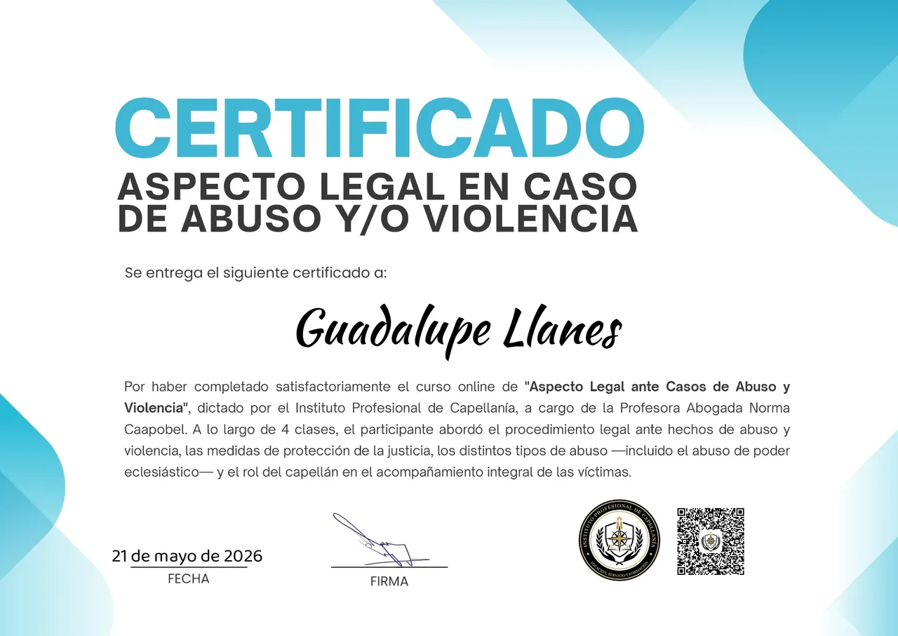 Aspecto Legal en Caso de Abuso y/o Violencia